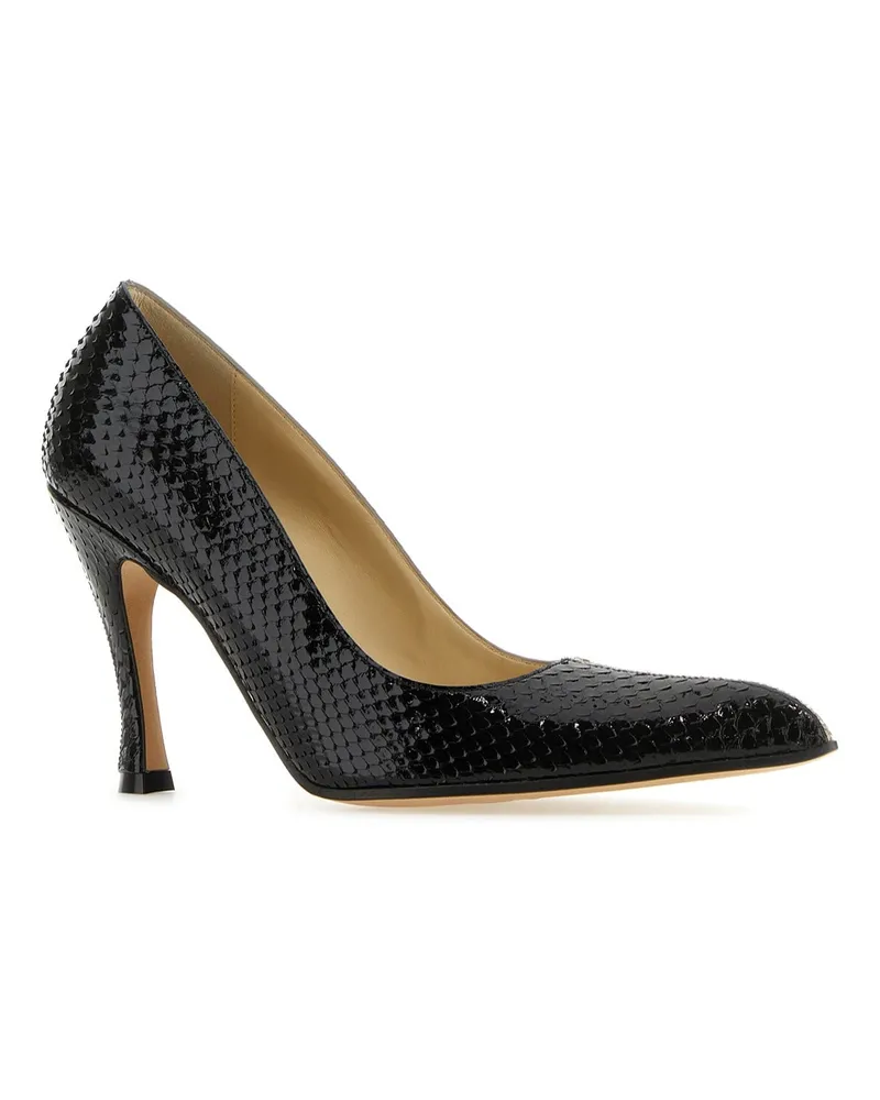 Loewe L814s01x91 Naturalblack Scarpe Con Tacco High Heel Shoes Black