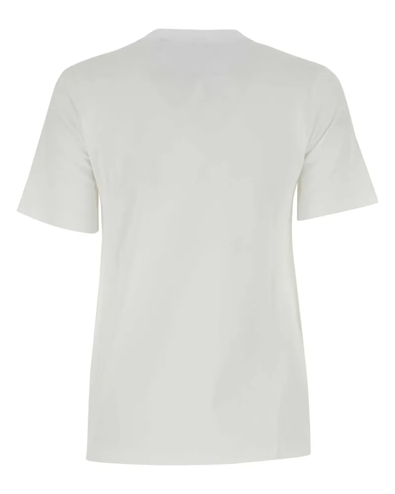 Burberry Women's White Cotton T-Shirt Exterior White