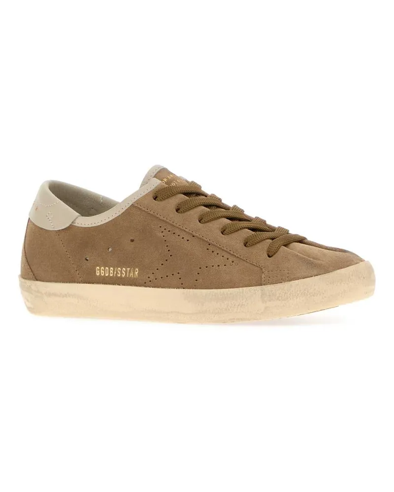 Golden Goose Super-Star Sneakers — Brown Brown