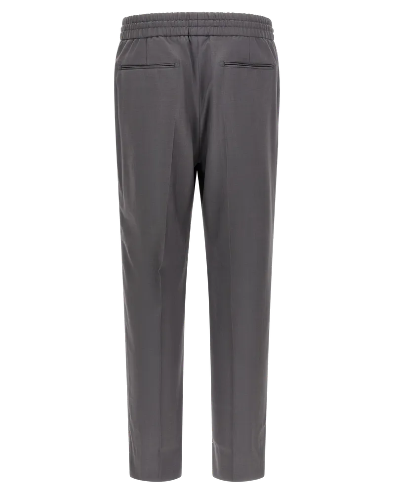 Brioni Men's Gray Wool Casual Pants Gray