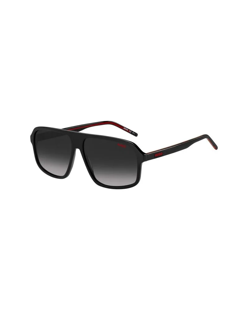 HUGO BOSS Men's Sunglasses Black Acetate Black