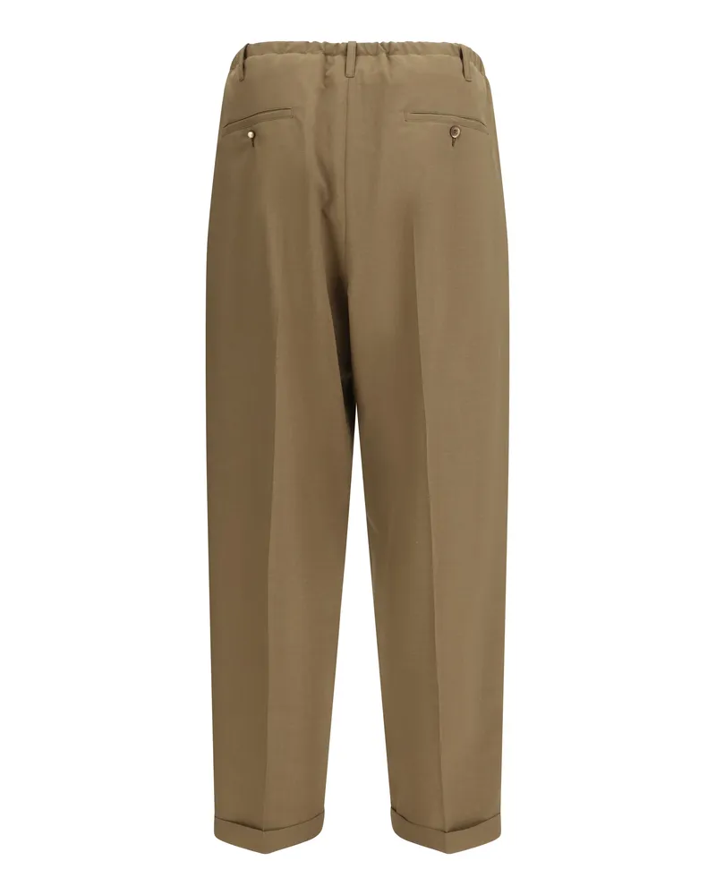 Magliano Men's Trousers Peoples Pants Beige Polyester Beige