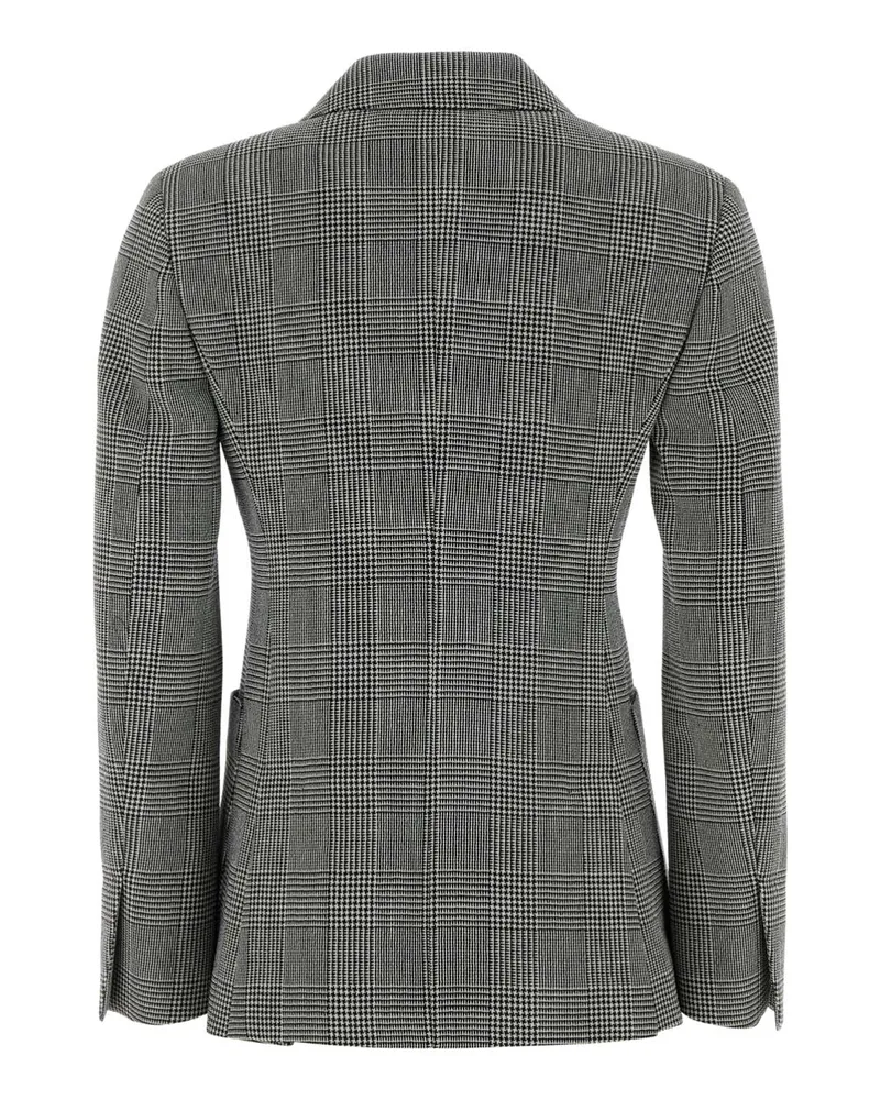 Max Mara Women's Embroidered Wool Accordo Blazer Blu Marino-Bianco Giacche E Gilet Marino/bianco Jacket Navy