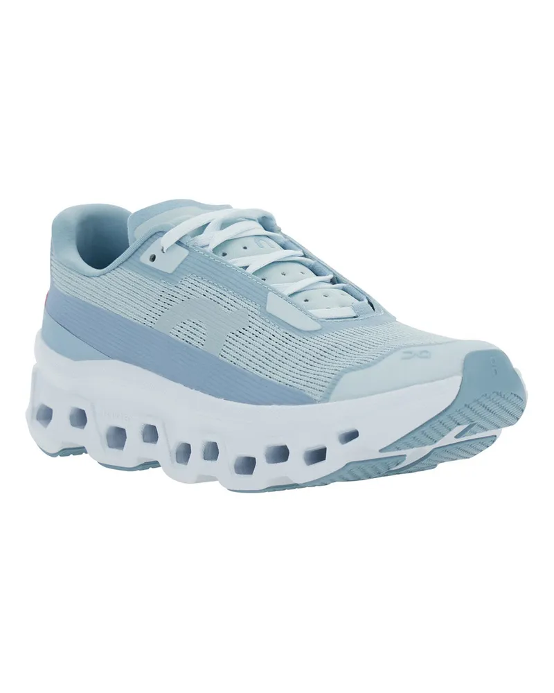 ON Women's Sneakers Cloudmster Void Blue Tech Fabric Trainers Blue