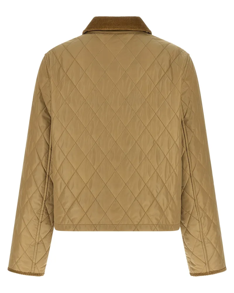 Burberry Women's Beige Polyamide Jacket Clothing Beige