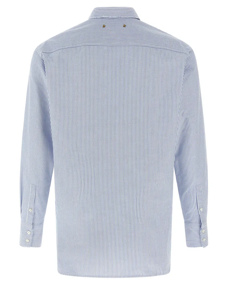 Golden Goose Women's Blue Cotton Blouse Blue