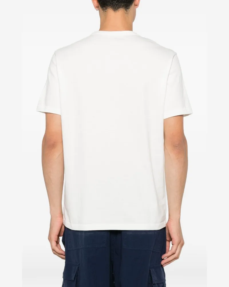 Kenzo Tiger-Embroidered Cotton T-Shirt — White White