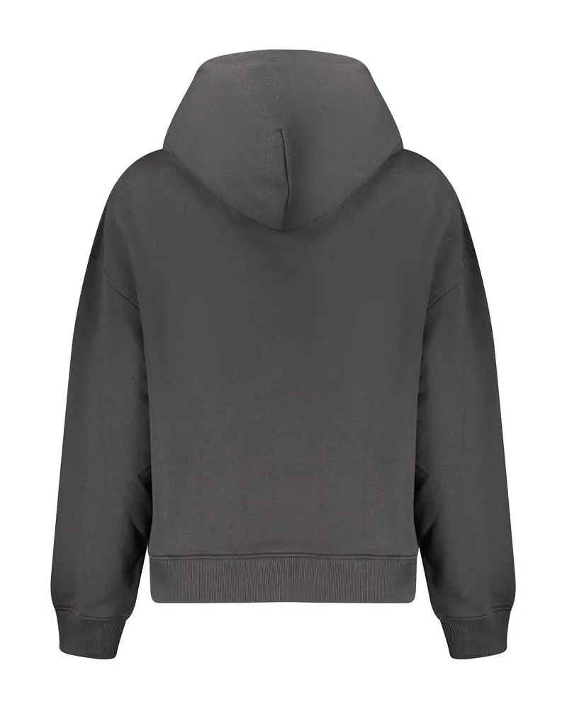 Tommy Hilfiger Logo-Embroidered Cotton Sweatshirt — Black Black