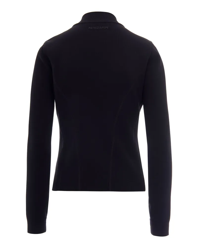 Patrizia Pepe Women's Down Jacket Ultralight Black Viscose Black