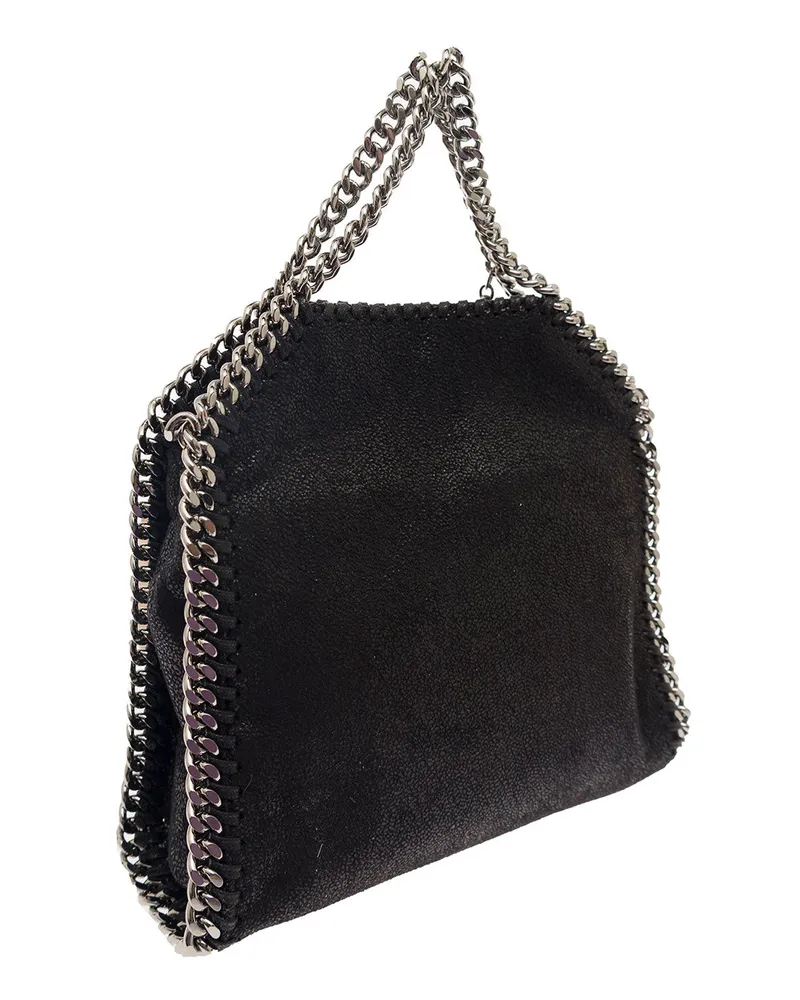 Stella McCartney Women's Mini Tote Bag 3chain Black Ecoleather Polyester Shoulder Black