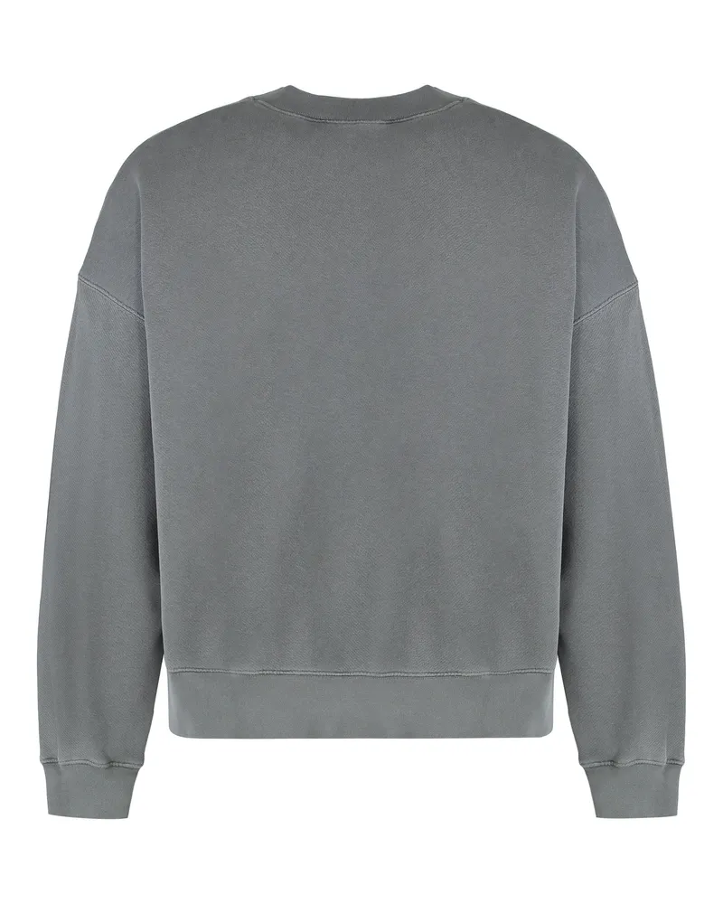 Palm Angels Men's Cotton Sweatshirt With Logo Grey Sweatshirts Sweater Gray