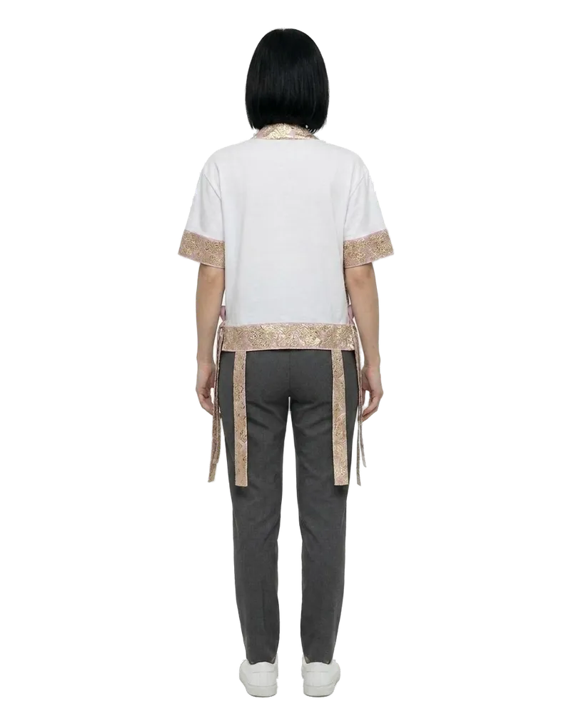 Dolce & Gabbana Wool-Blend T-Shirt — White White