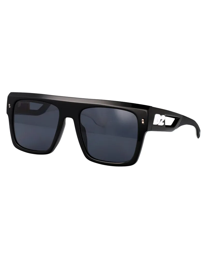 Dsquared2 Men's Sunglasses D20127-S Black-White Acetate Black/white Black