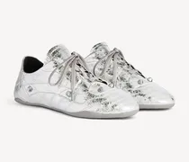 Basket Bal Sneaker — Silver
