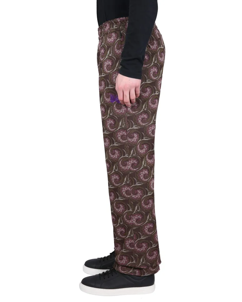 Baracuta Logo-Embroidered Polyester Joggers — Brown Brown