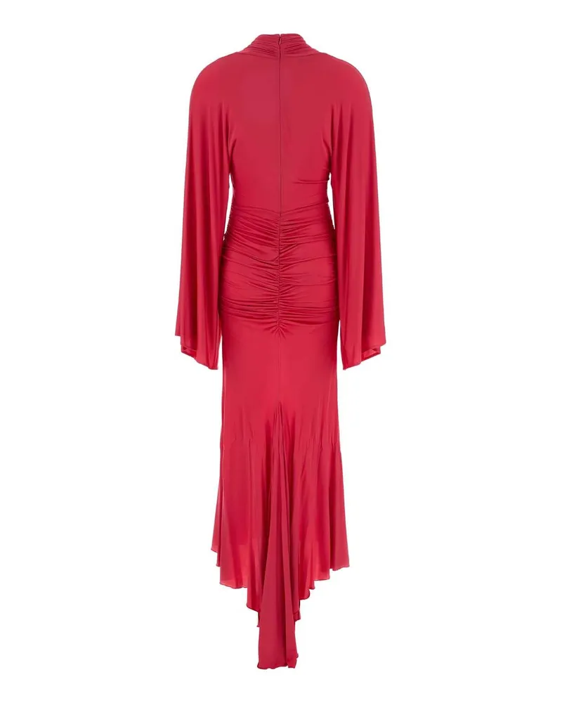 Blumarine Women's Fuchsia Jersey Dress Persianred Exterior: Viscose Elastane Abiti Red