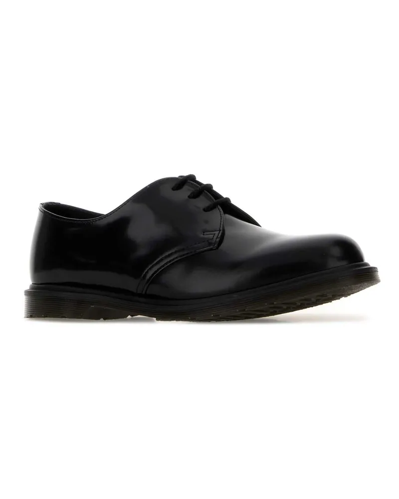 Dr.Martens Unisex Black Leather Mayfare Lace-Up Shoes Blackpolishessmooth Scarpe Stringate Black