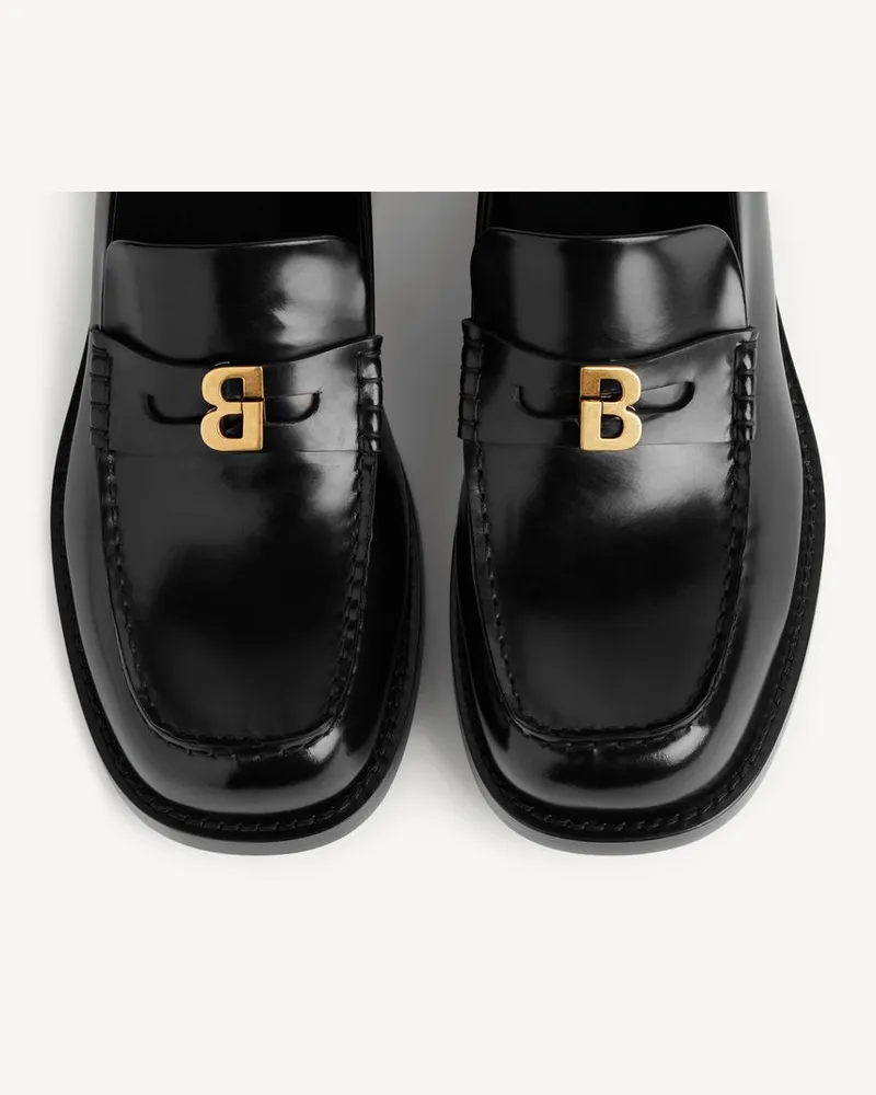 Balenciaga H26 Ball Loafer — Black Black
