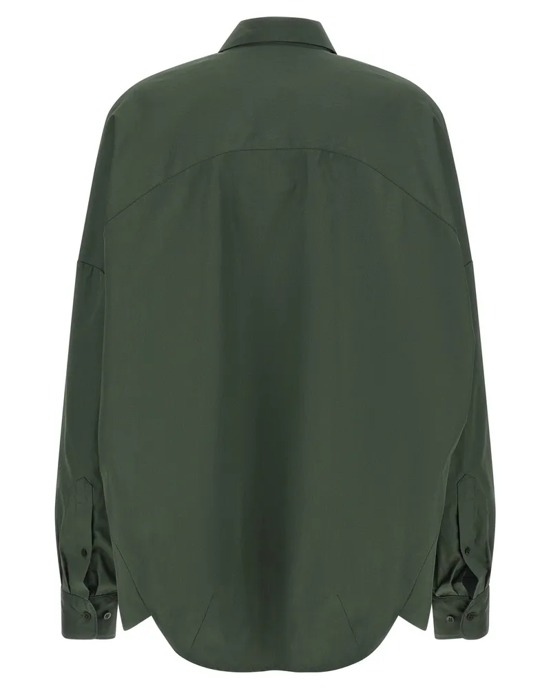 Dries van Noten Casia Shirt — Olive Green Olive
