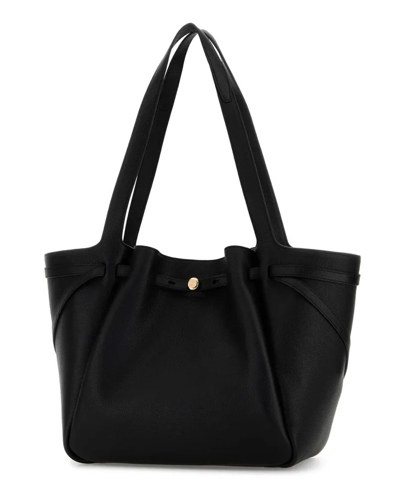 Tory Burch Women's Black Leather Romy Shopping Bag 001 Borse A Mano Black