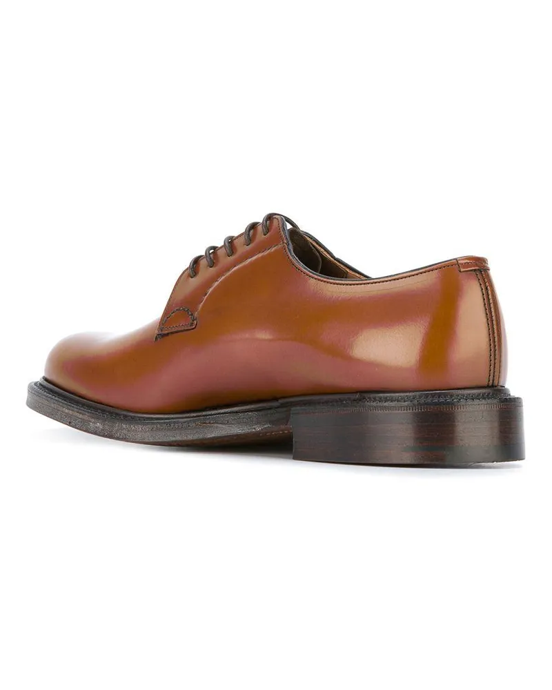 Church's Men's Lace-Up Shoes Shannon Brown Calf Leather Accessories Brown
