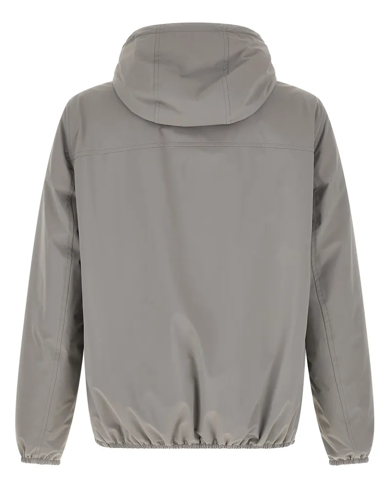 Brunello Cucinelli Men's Gray Polyamide Shell Jacket Clothing Gray