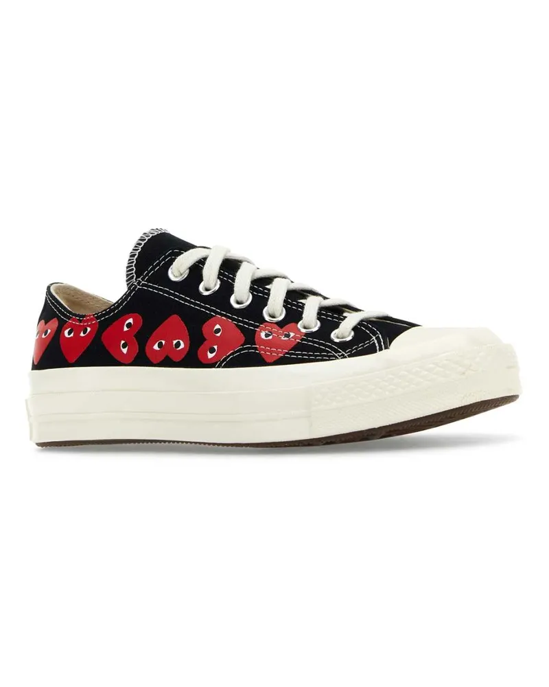 Comme des Garçons Women's Black Canvas Comme Des Garã§ons X Converse Sneakers Black