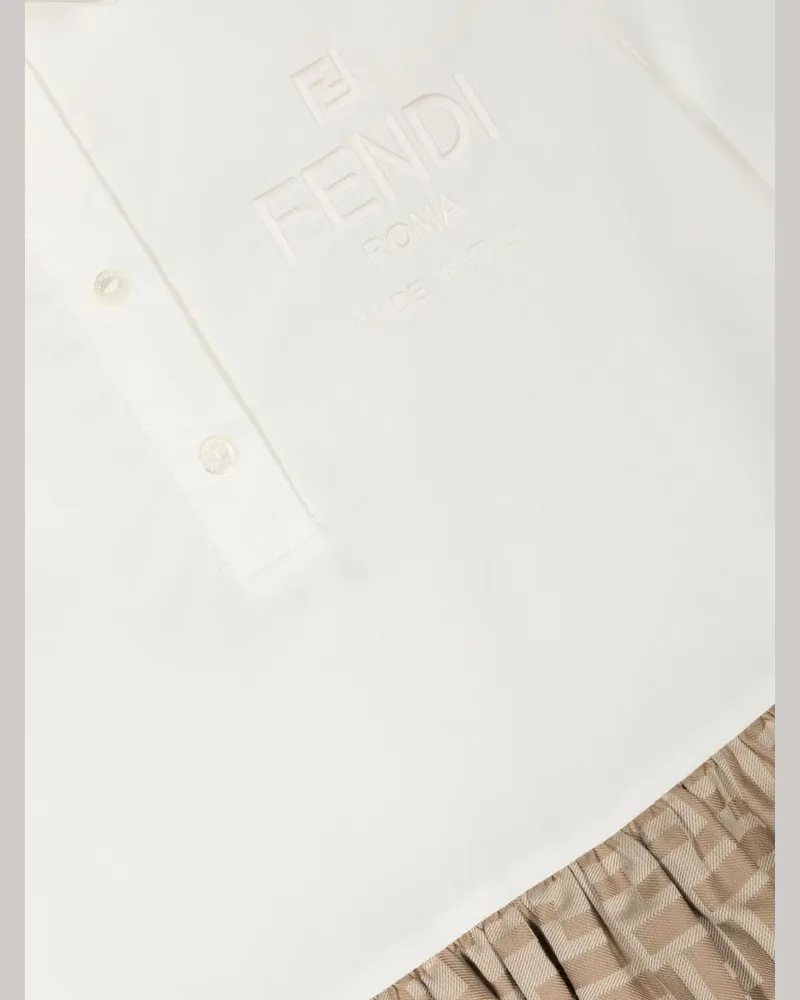 Fendi Ff Whispered Dress — Multicolor Multicolor