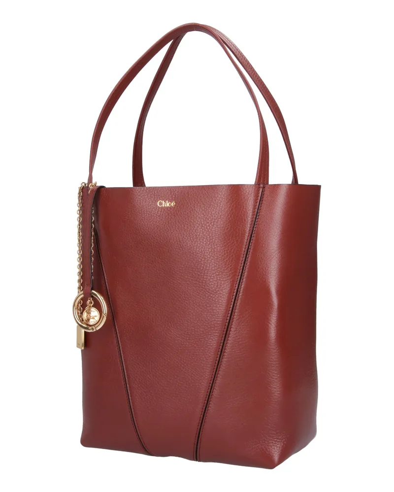 Chloé Women's Chloè Bags Brown Cow Leather Burgundy