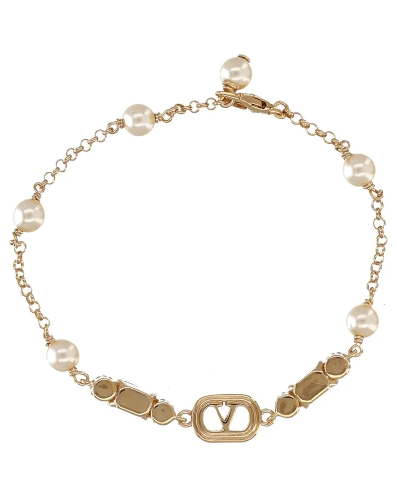 Valentino Garavani Ovalette Bracelet — Gold Gold