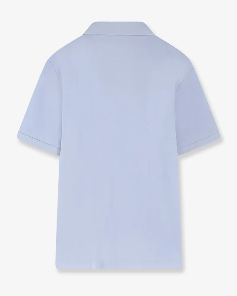 HUGO BOSS Men's Cotton Polo Shirt Blue T-shirts And Polos Blue