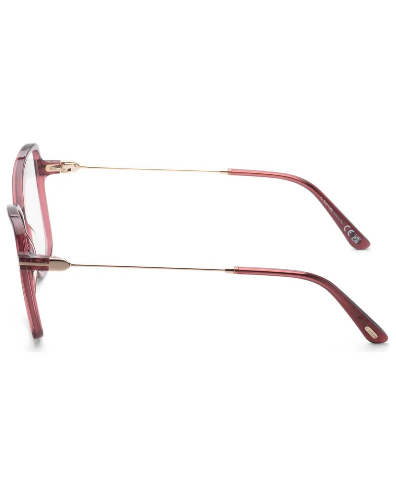 Tom Ford Men's Preloved -  Womens Fashion 55 Mm Shiny Bordeaux Eyeglasses Ft5953-B-069-55 One Color Sunglasses Bordeaux