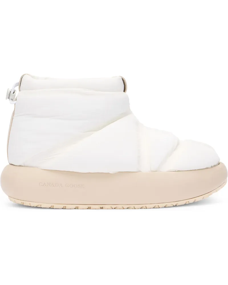 Canada Goose Women's Padded Boot Piper White Polyamidenylon White
