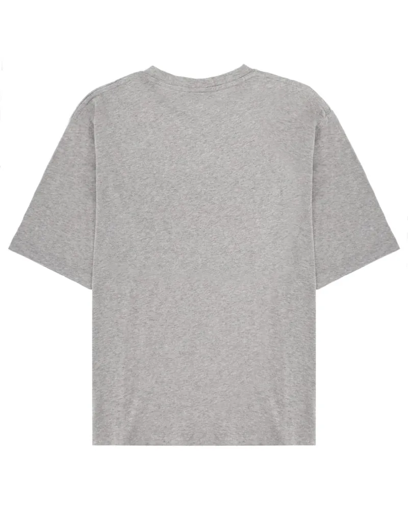 Dsquared2 Loose Fit Cotton Blend T-Shirt — Gray Gray