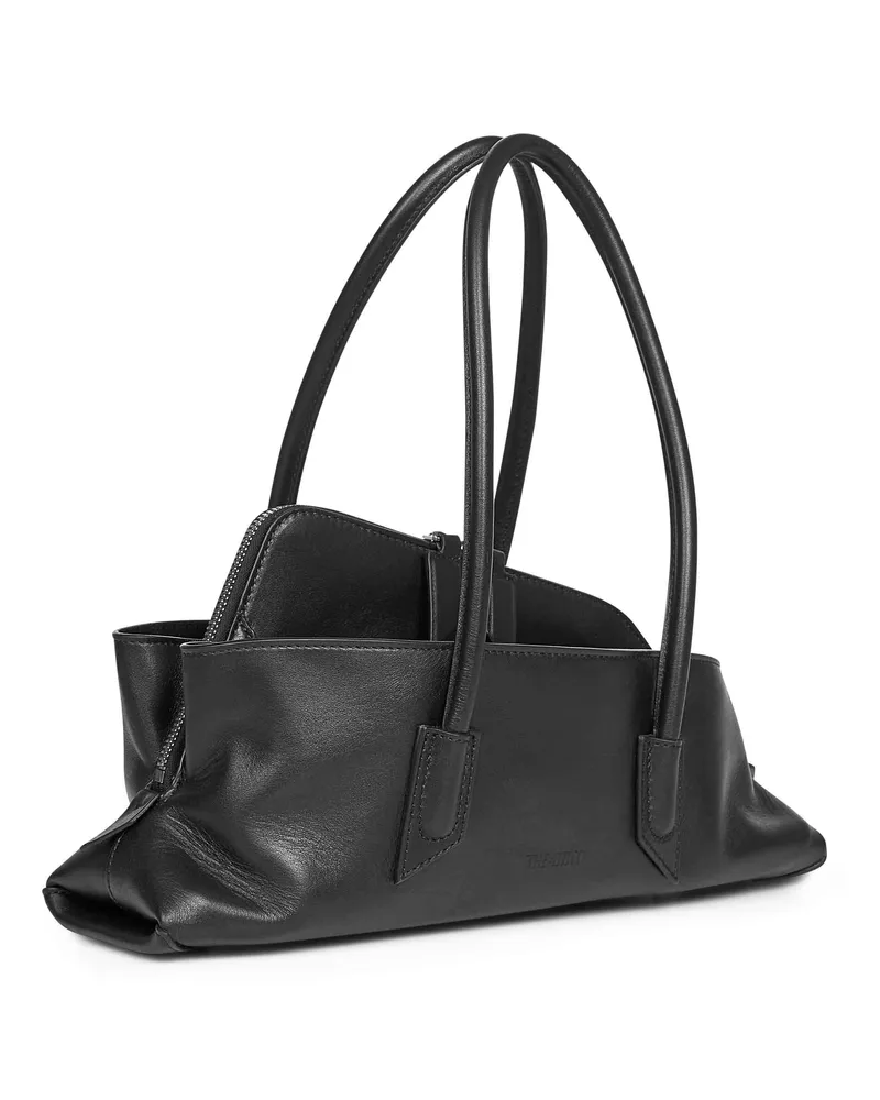 ATTICO La Passeggiata Top Handle Bag — Black Black