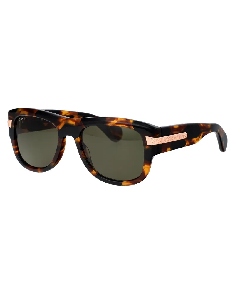 Gucci GG1517S Havana Acetate Sunglasses — Havana Havana
