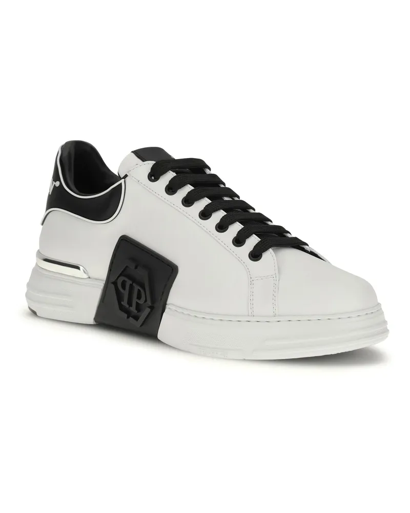 Philipp Plein Men's Sneakers Phantom Black Trainers White