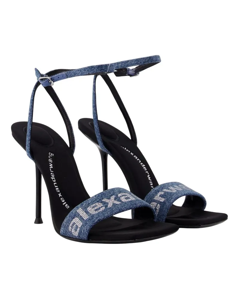 Alexander Wang Women's Julie Billboard 105mm Pumps -  Cotton Blue Shoes Blue