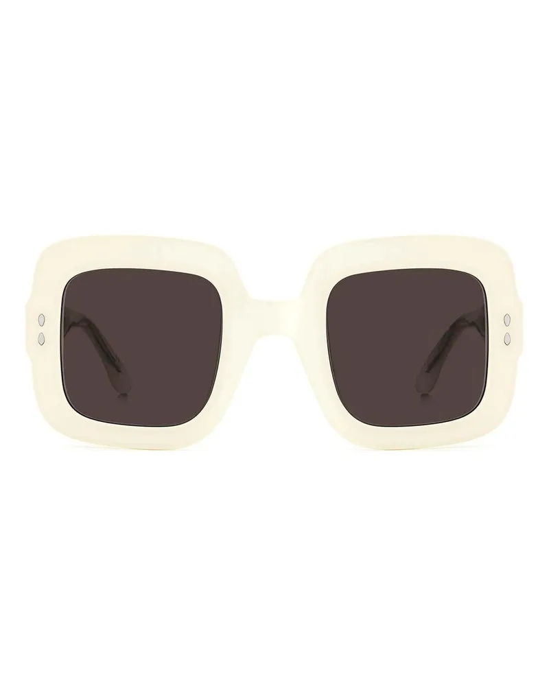 Isabel Marant Women's Beige Acetate Sunglasses Beige