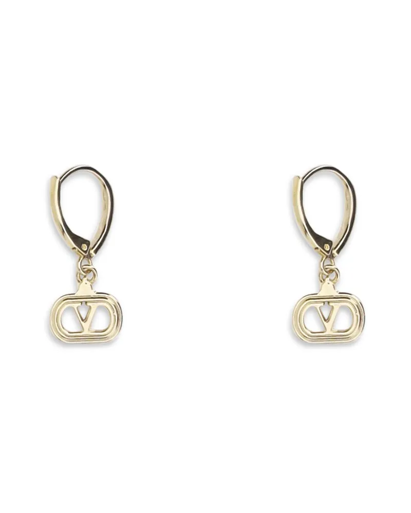 Valentino Garavani Women's Earrings Ovalette Gold-Crystal Metal Gold/crystal Gold