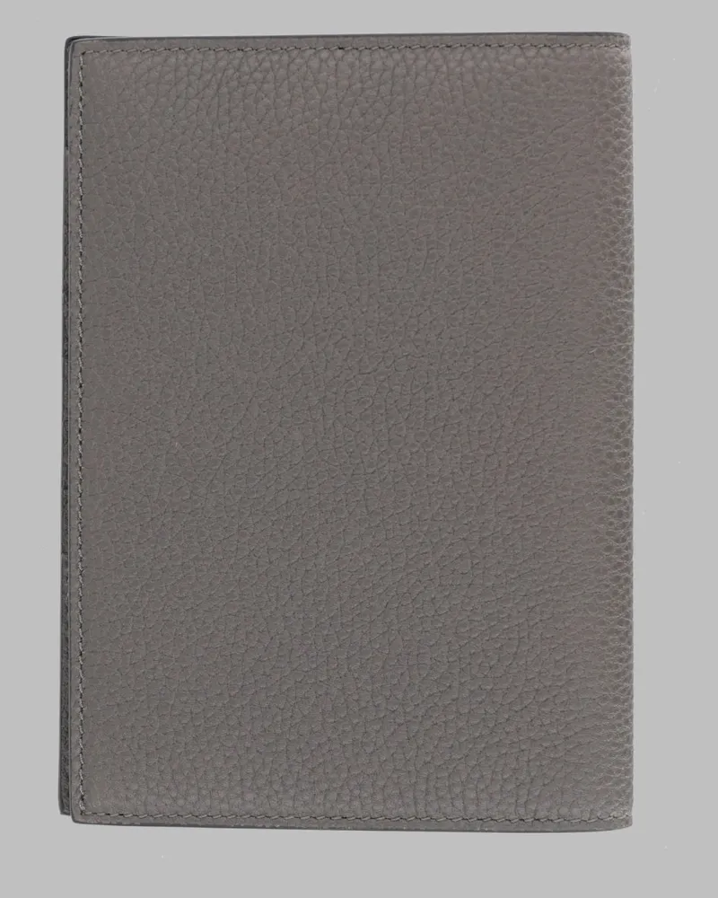 Tom Ford T Line Passport Holder — Gray Gray