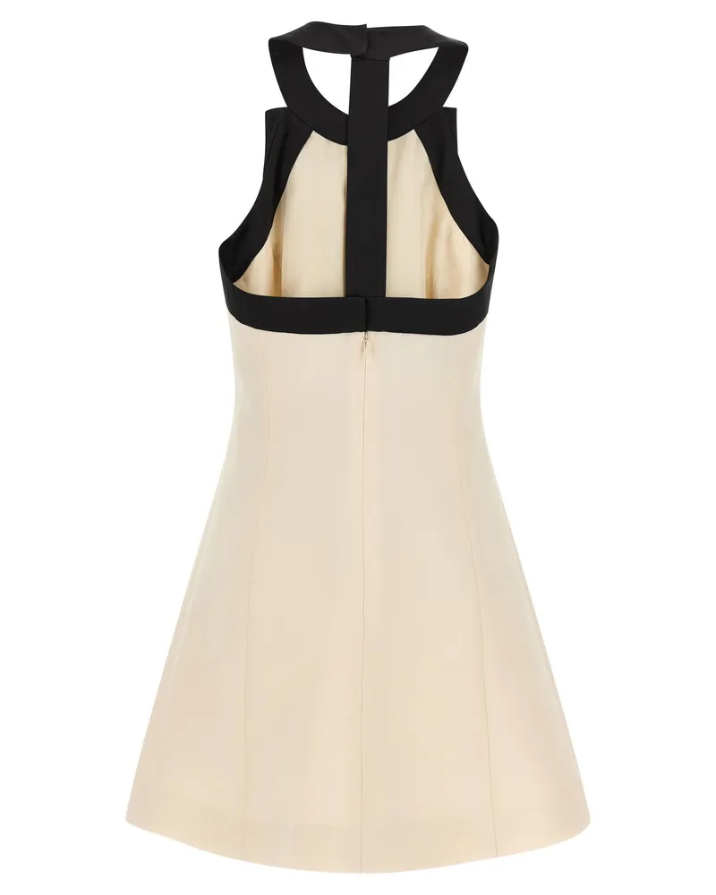 Valentino Garavani Crêpe Couture Dress — Cream Cream
