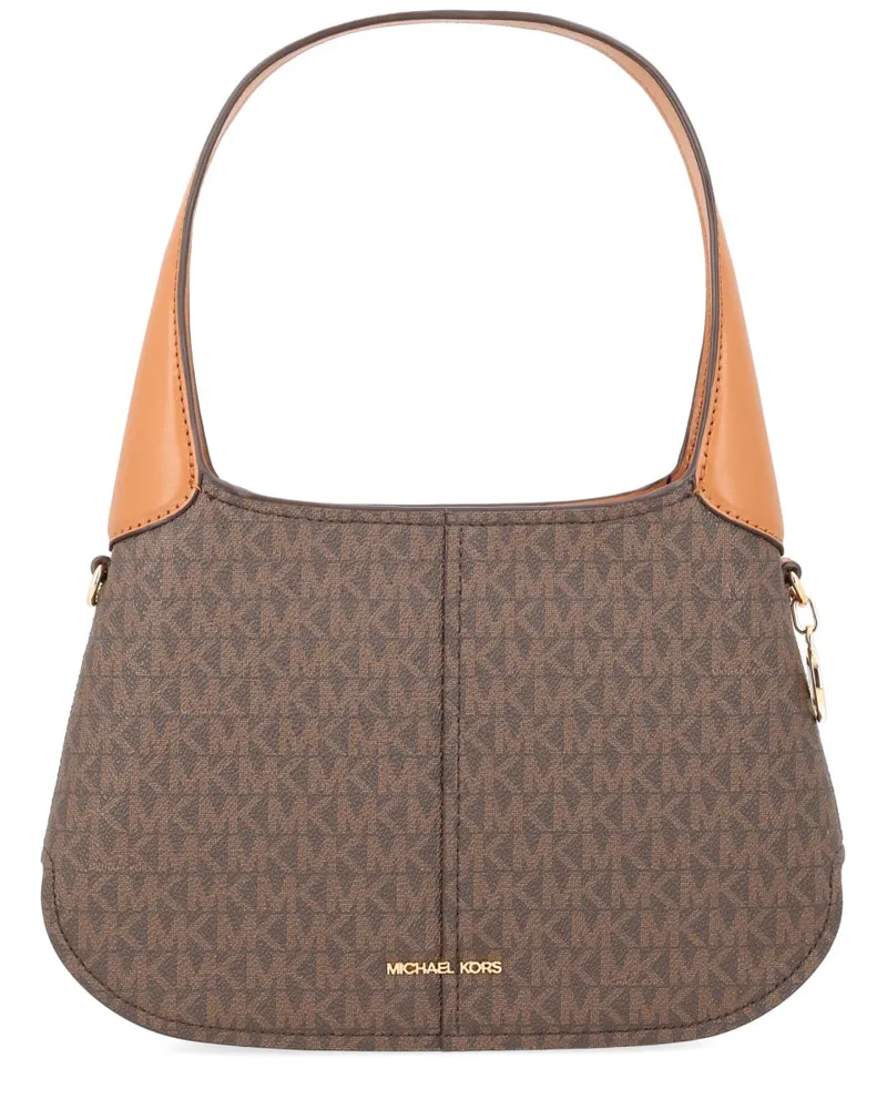 Michael Kors Women's Small Alice Bag Brown 89.pvc Shoulder Brown