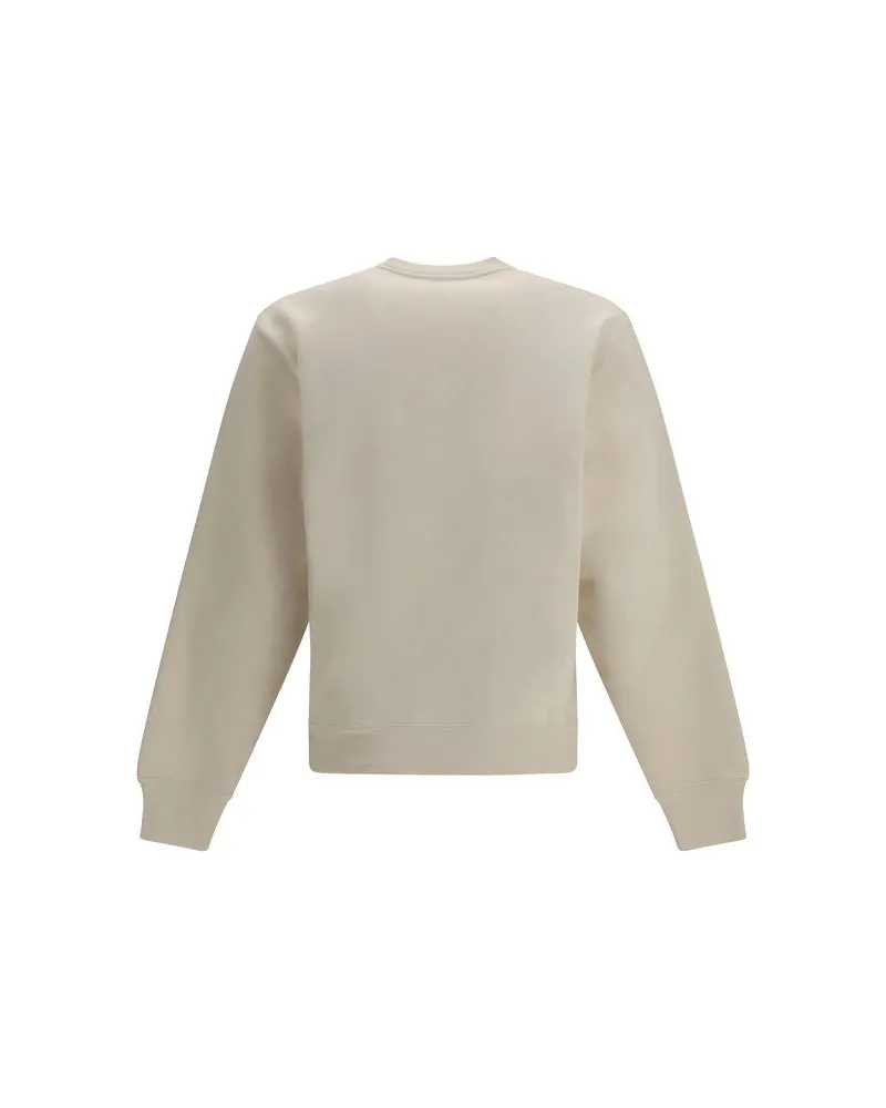Saint Laurent Men's Beige Cotton Sweatshirt Clothing Beige