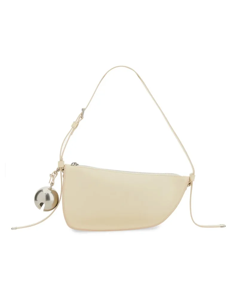 Burberry Unisex Mini Shield Bag Ivory Shoulder White