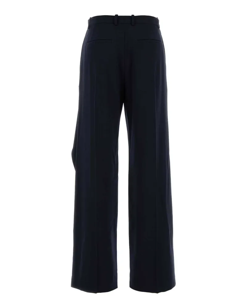 Jil Sander Virgin Wool Trousers — Black Black