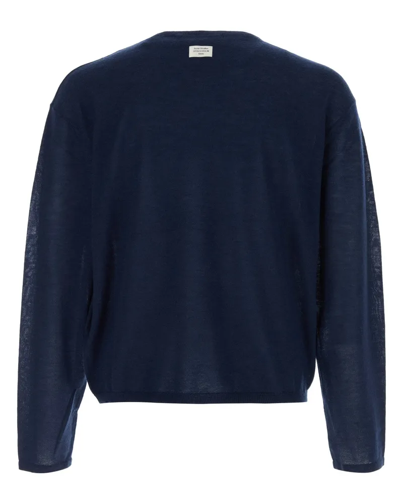 Acne Studios Preferred Cashmere Sweater — Navy Navy