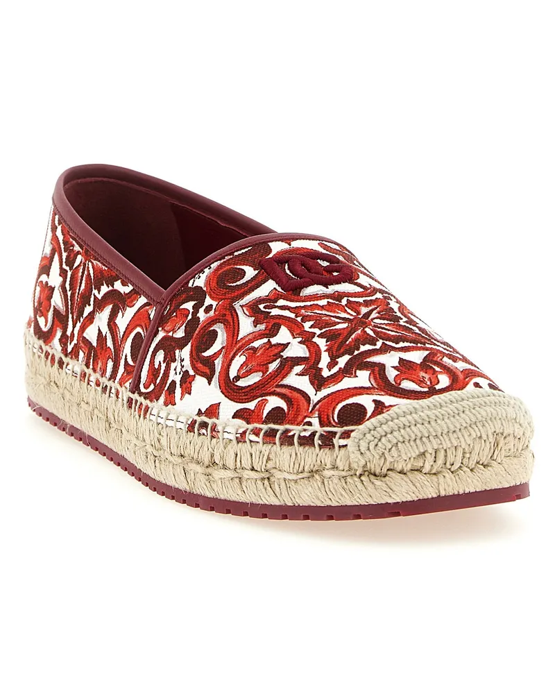Dolce & Gabbana Boccaccio Espadrille — Red Red