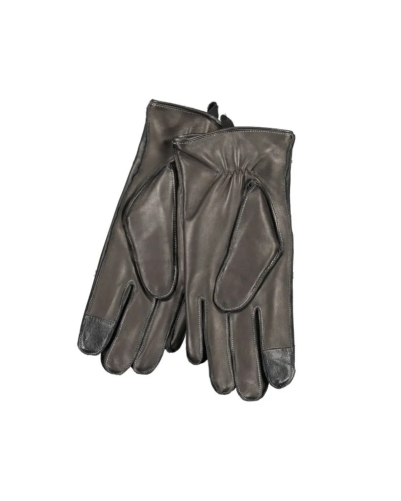 Calvin Klein Wool-blend Gloves — Black Black