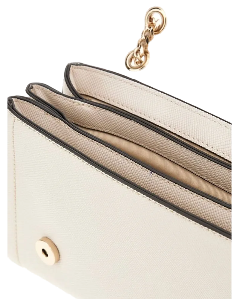 Guess Women's Crossbody Bag Bone Polyurethane - Crossbody-Bags Beige